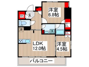 ヴィークブライト湯島の物件間取画像